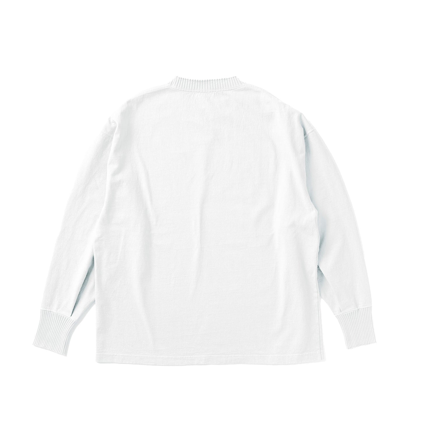 Side Slit Long Sleeve T Shirts /White(サイドスリット ロングスリーブ ティーシャツ/ホワイト)