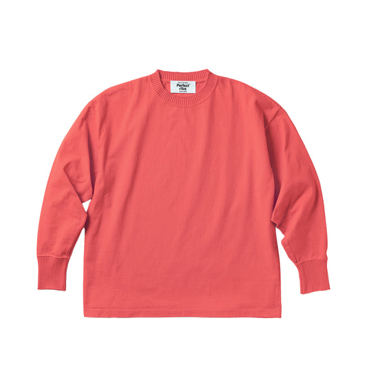 Side Slit Long Sleeve T Shirts /Vintage Red(サイドスリット ロングスリーブ ティーシャツ/ヴィンテージレッド)