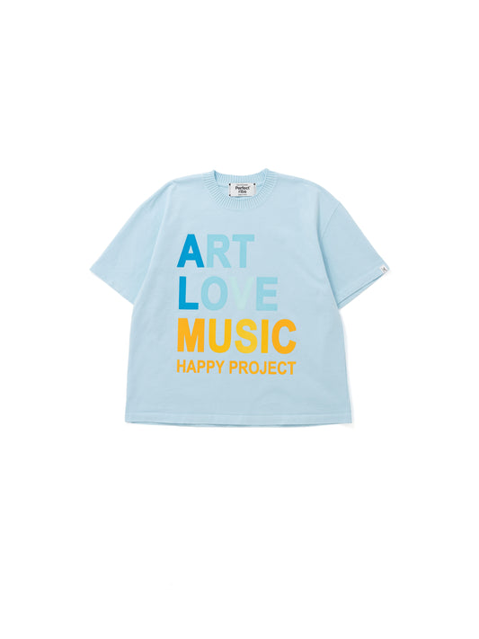 【Perfect ribs®︎×A LOVE MOVEMENT】ART LOVE MUSIC / Short Sleeve T Shirts / Sax(ショートスリーブティーシャツ/サックス)