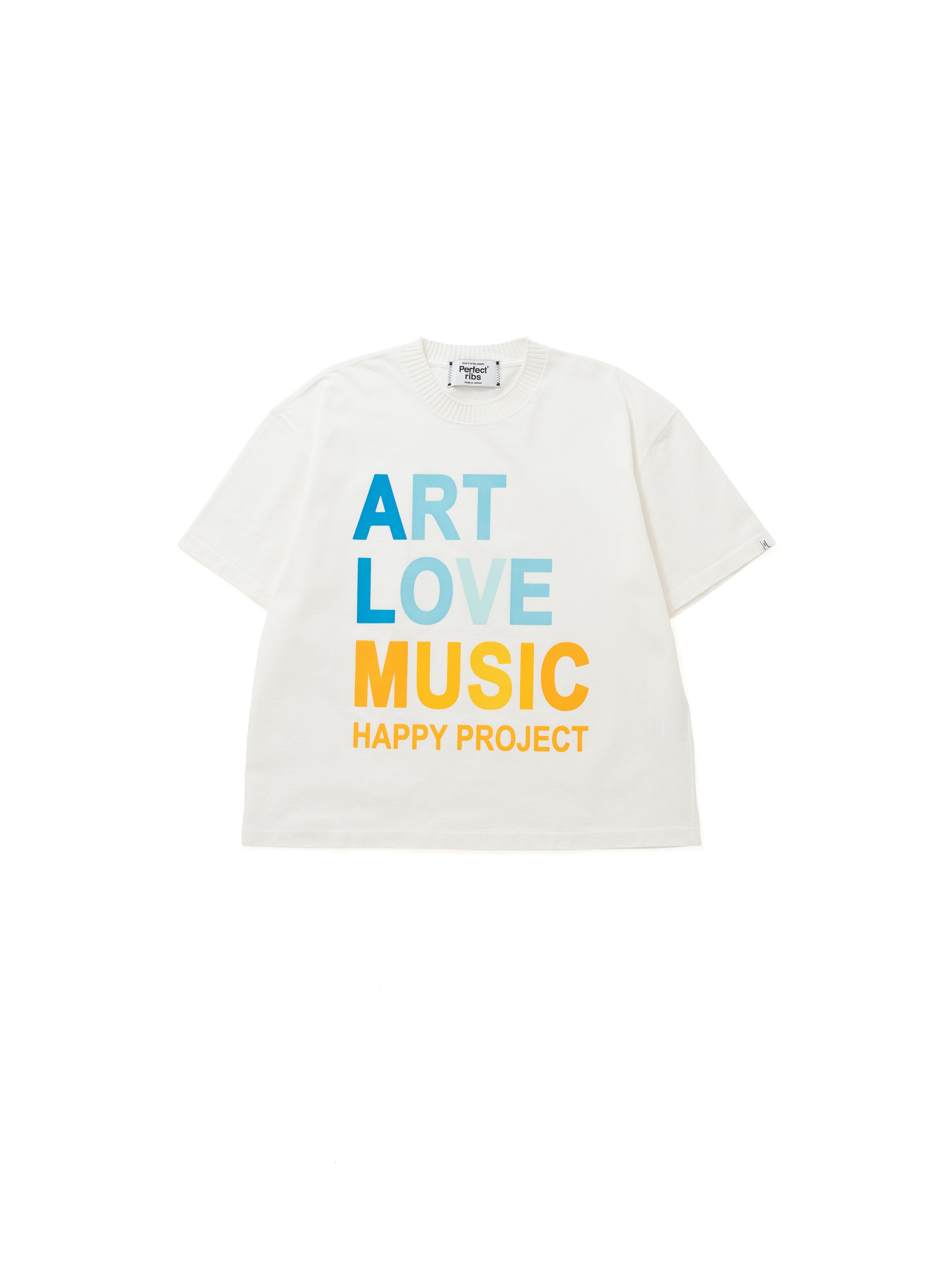 Perfect ribs®︎×A LOVE MOVEMENT】ART LOVE MUSIC / Basic Short Sleeve T