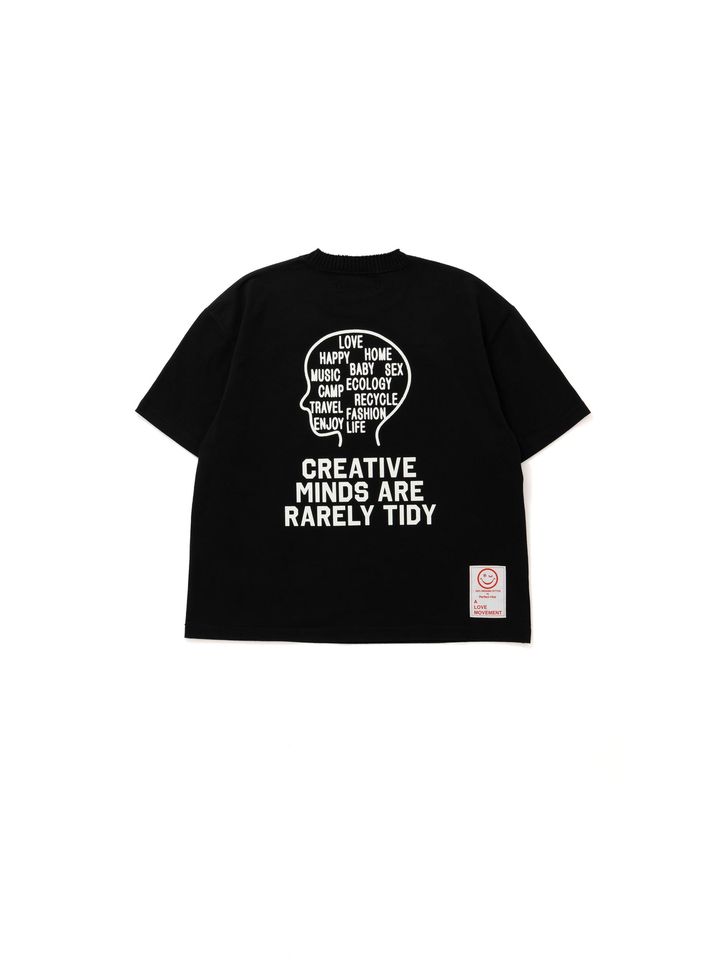 【Perfect ribs®︎×A LOVE MOVEMENT】YOU ARE HEROINE / Basic Short Sleeve T Shirts / Black(ベーシックショートスリーブティーシャツ/ブラック)