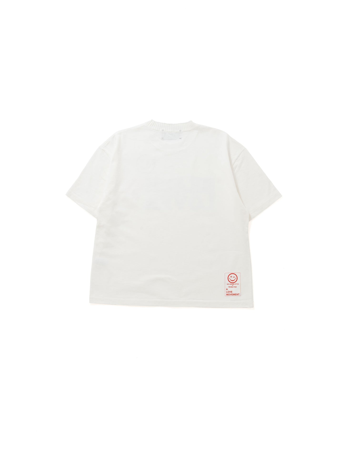 【Perfect ribs®︎×A LOVE MOVEMENT】BEACH 9 / Basic Short Sleeve T Shirts / White(ベーシックショートスリーブティーシャツ/ホワイト)