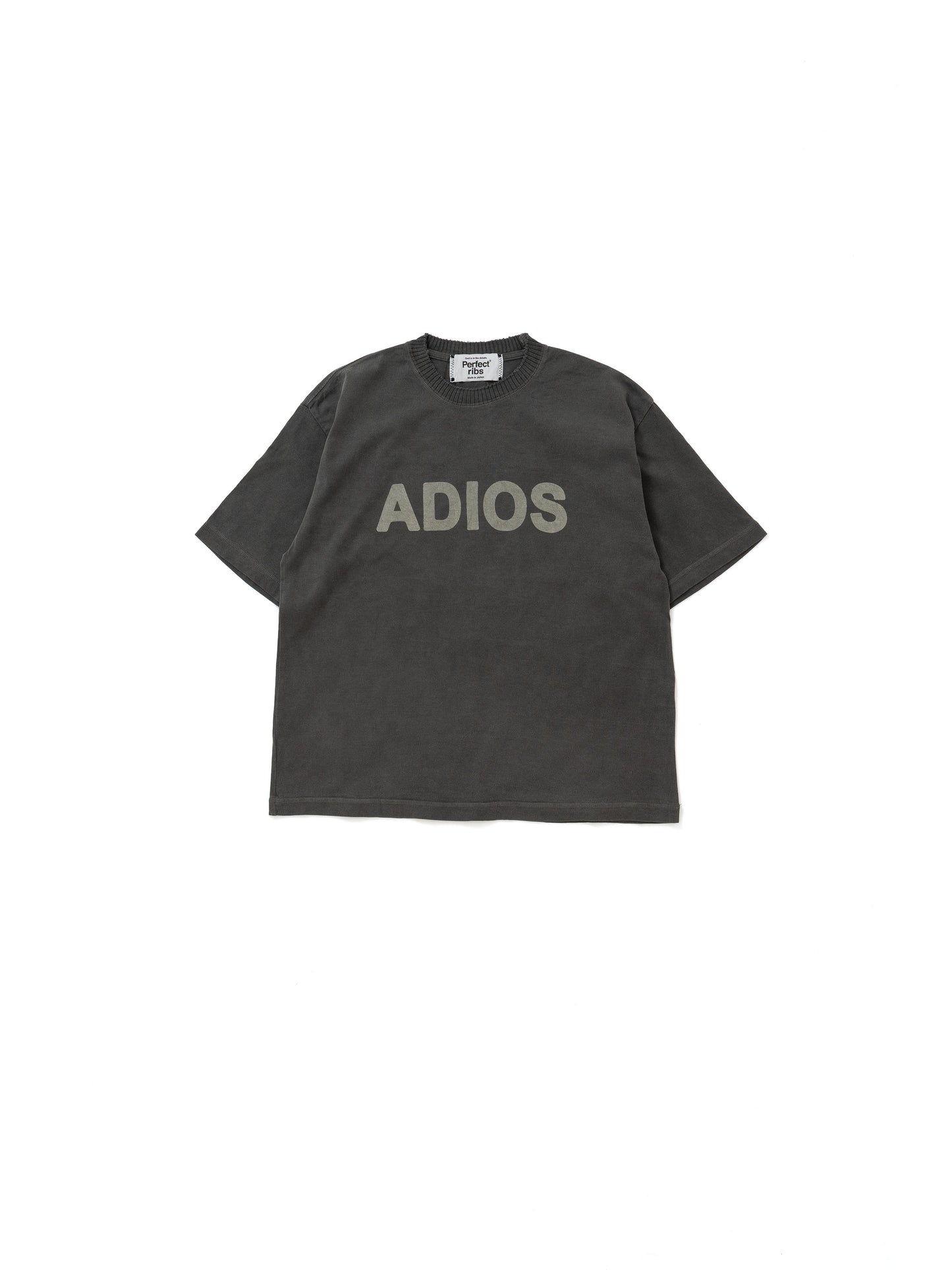 【Perfect ribs®︎×A LOVE MOVEMENT】RELAX LINE / ADIOS LOST ANGELS / Short Sleeve T Shirts / Fade Black(ショートスリーブティーシャツ/フェードブラック)