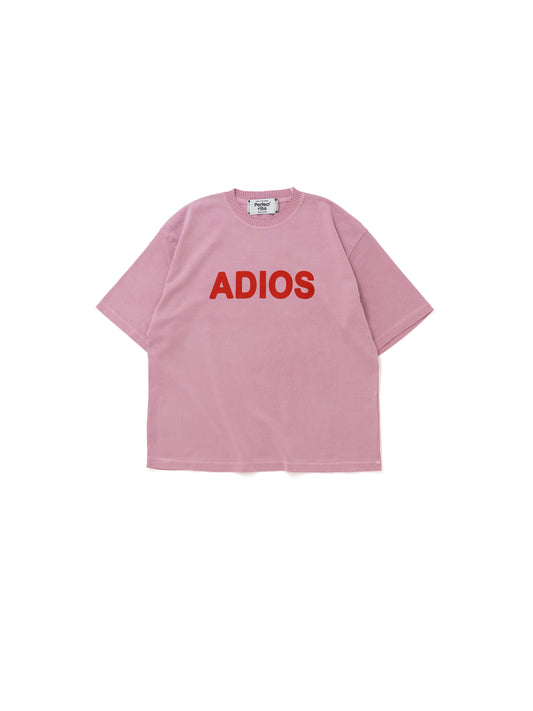 【Perfect ribs®︎×A LOVE MOVEMENT】RELAX LINE / ADIOS LOST ANGELS / Short Sleeve T Shirts / Fade Pink(ショートスリーブティーシャツ/フェードピンク)