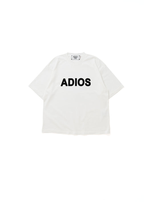 【Perfect ribs®︎×A LOVE MOVEMENT】RELAX LINE / ADIOS LOST ANGELS / Short Sleeve T Shirts / White(ショートスリーブティーシャツ/ホワイト)