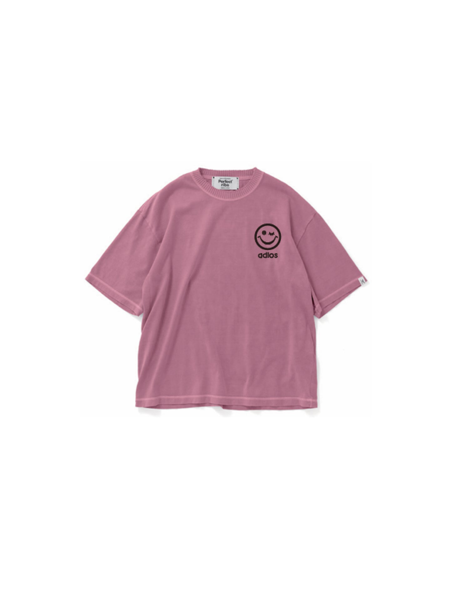 【Perfect ribs®︎×A LOVE MOVEMENT】GOOD VIBES ONLY / Short Sleeve T Shirts / Fade Pink(ショートスリーブティーシャツ/フェードピンク)