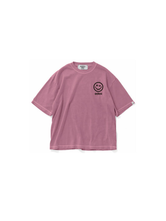 【Perfect ribs®︎×A LOVE MOVEMENT】GOOD VIBES ONLY / Short Sleeve T Shirts / Fade Pink(ショートスリーブティーシャツ/フェードピンク)