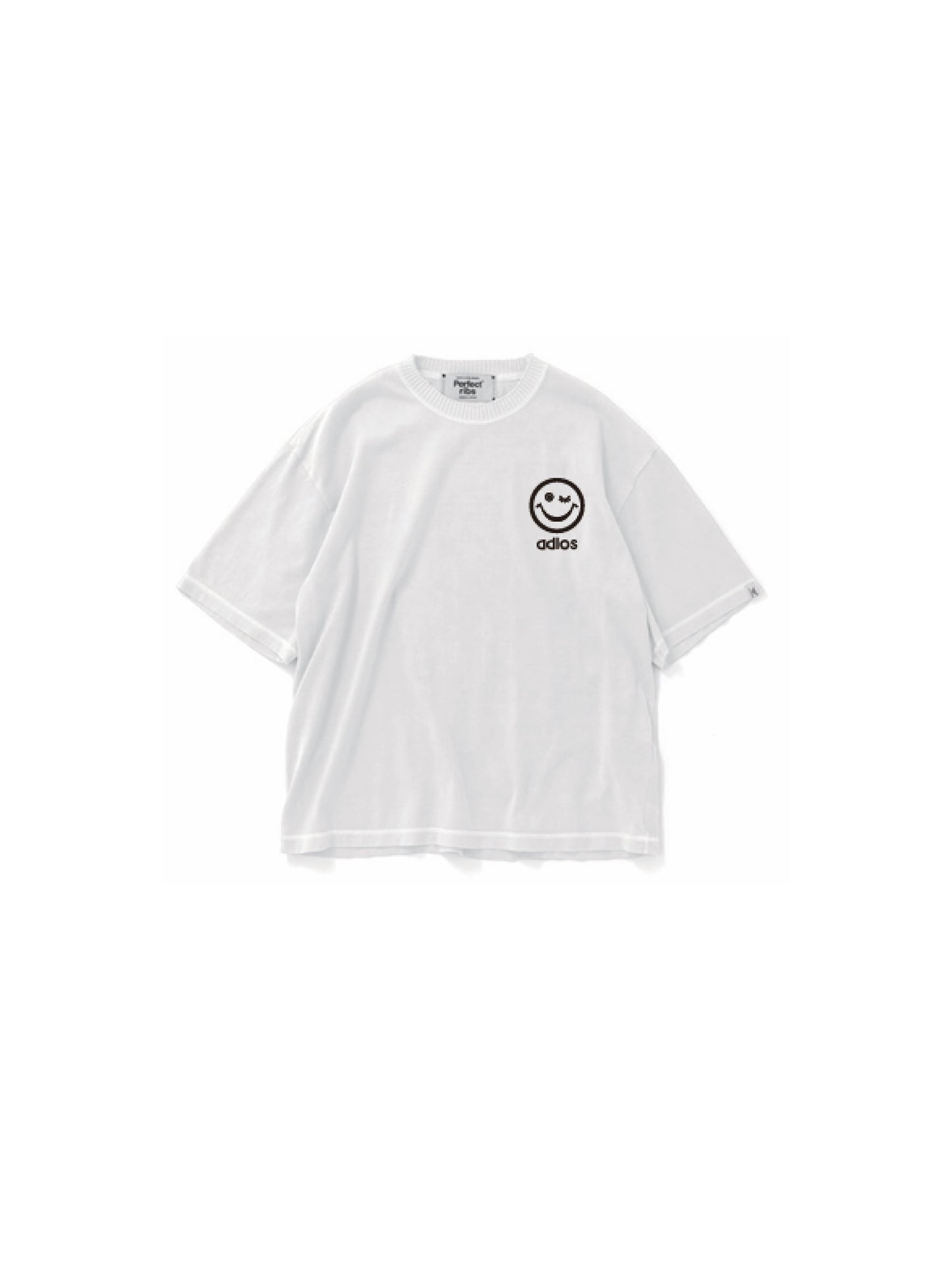 【Perfect ribs®︎×A LOVE MOVEMENT】GOOD VIBES ONLY / Short Sleeve T Shirts / White(ショートスリーブティーシャツ/ホワイト)