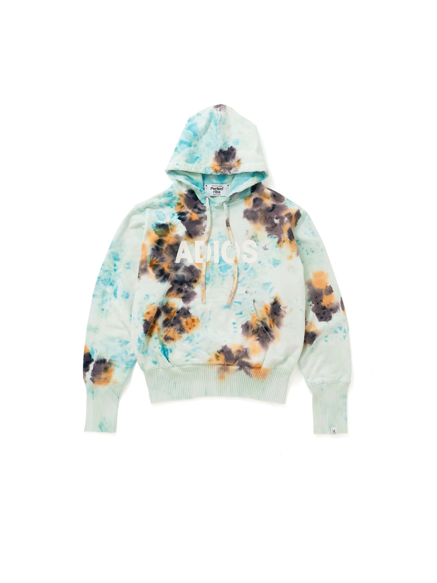 【Perfect ribs®︎×A LOVE MOVEMENT】ADIOS / LOST ANGELS / Basic Hoodie (Tie dye) / Blue(ベーシックフーディー/ブルー)