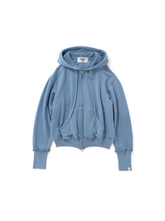 Relax Zip Hoodie / Fade Blue(ジップフーディー/フェードブルー)