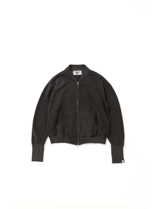 Relax Zip Sweat / Fade Black(ジップスウェット/フェードブラック)