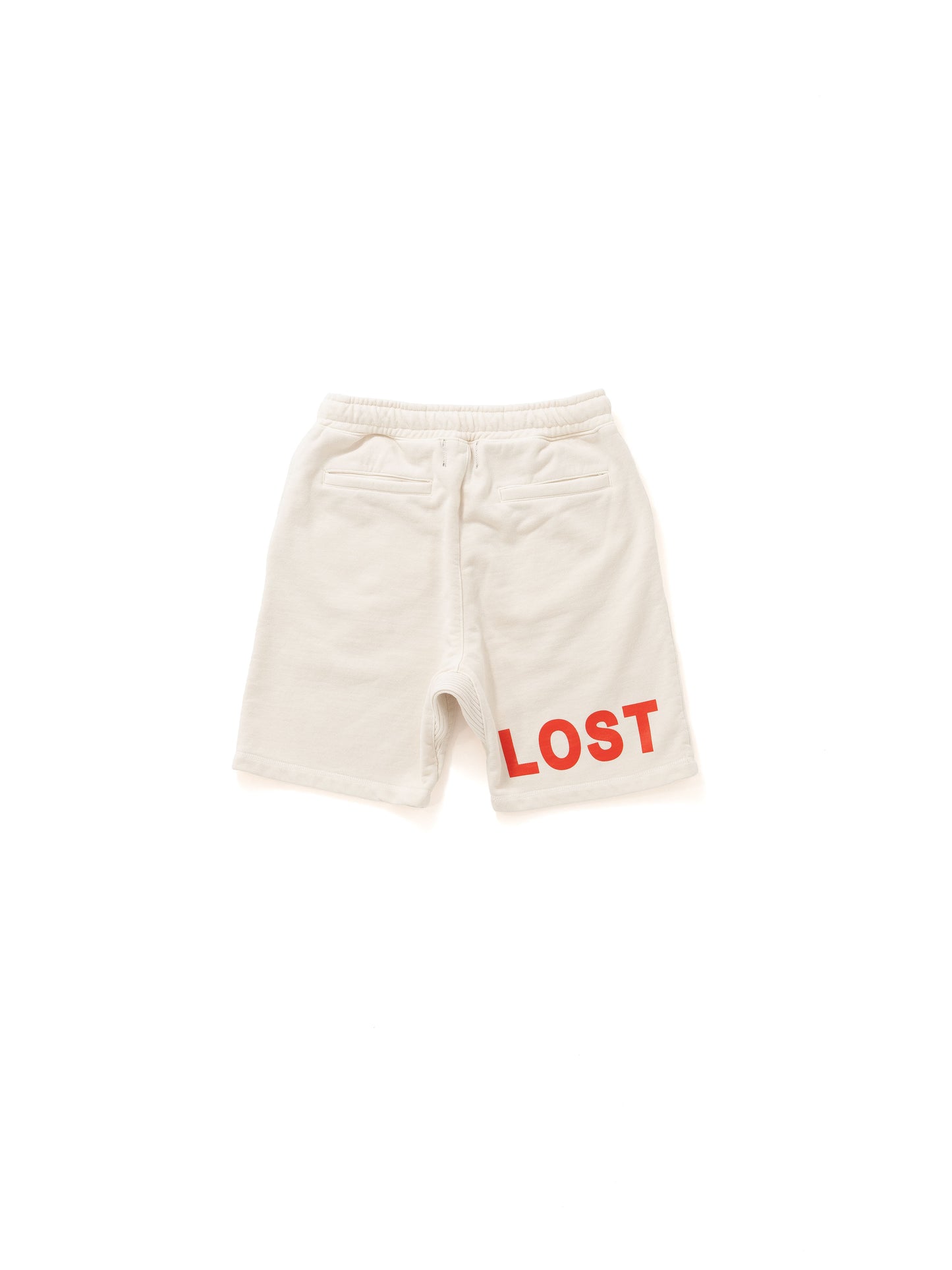 【Perfect ribs®︎×A LOVE MOVEMENT】"LOST ANGELS" Basic Sweat Short Pants / Ivory(ベーシックスウェットショートパンツ/アイボリー)