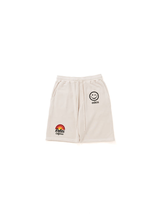 【Perfect ribs®︎×A LOVE MOVEMENT】RELAX LINE / Relax CALFOLNIA / Sweat Short Pants / Natural(スウェットショートパンツ/ナチュラル)