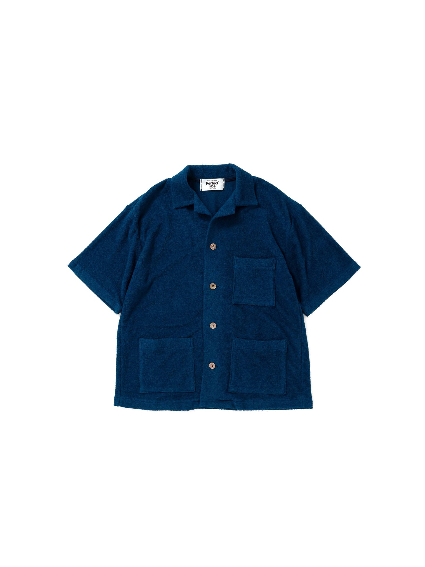 Pile Beach Shirts / Navy Blue(パイルビーチシャツ/ネイビーブルー)