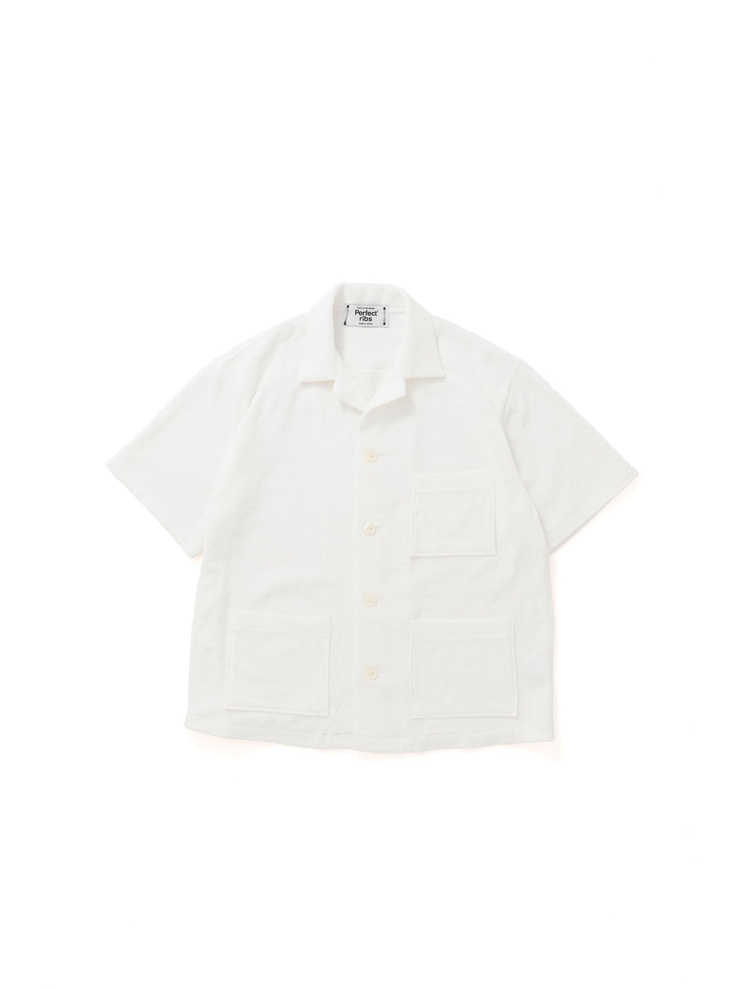 Pile Beach Shirts / White(パイルビーチシャツ/ホワイト)
