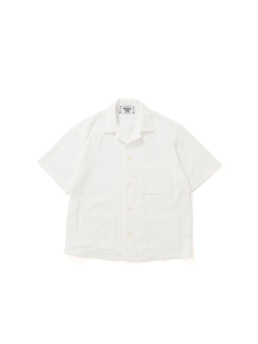 Pile Beach Shirts / White(パイルビーチシャツ/ホワイト)