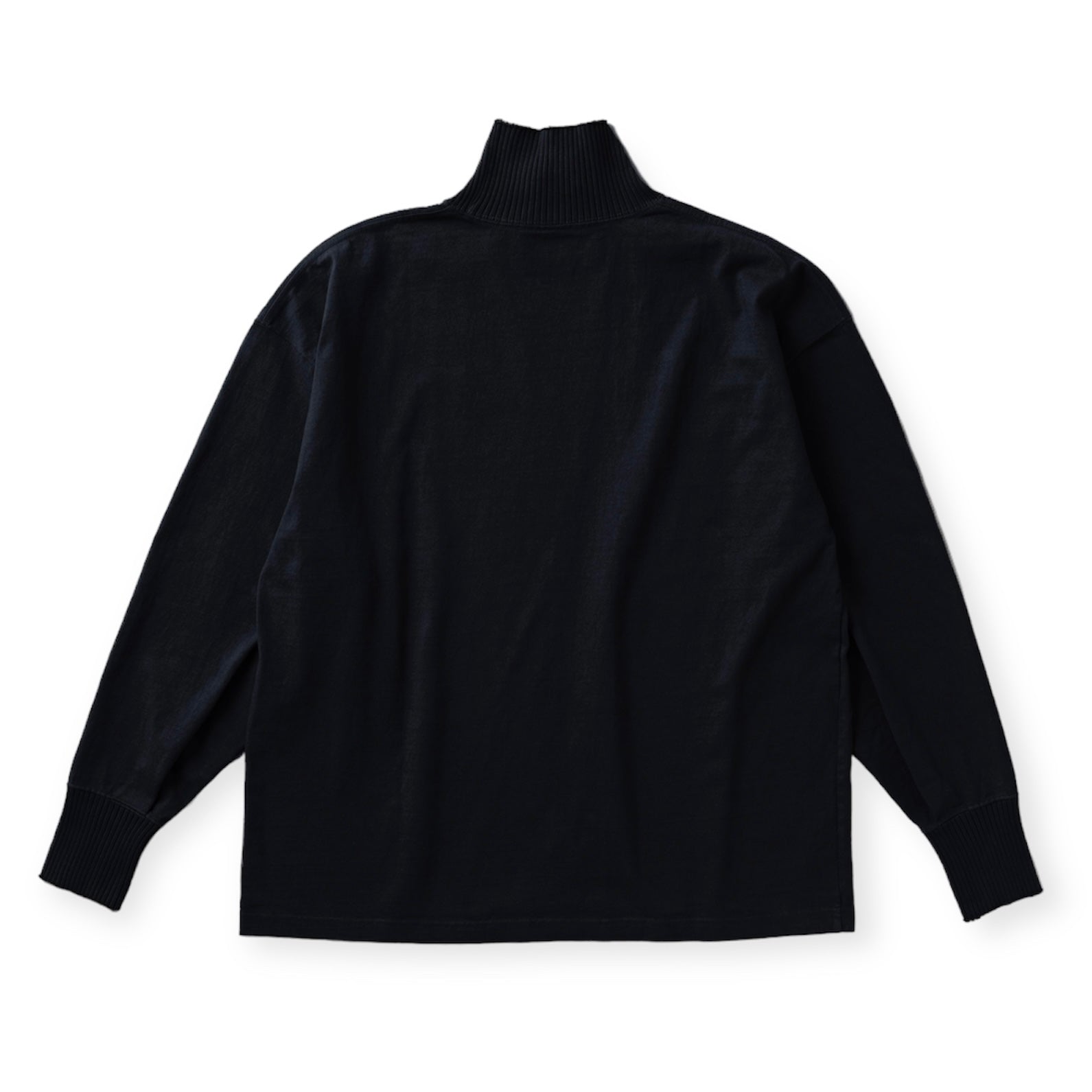 High Neck Long Sleeve T Shirt / Black(ハイネック ロングスリーブ