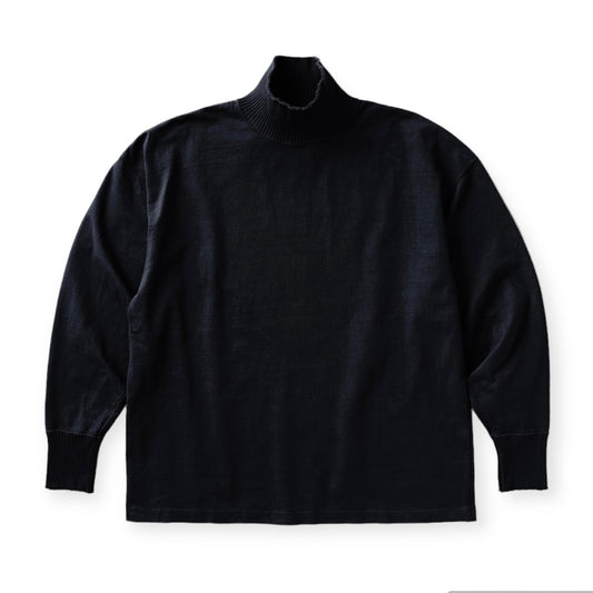 High Neck Long Sleeve T Shirt / Black(ハイネック ロングスリーブ ティーシャツ/ブラック)