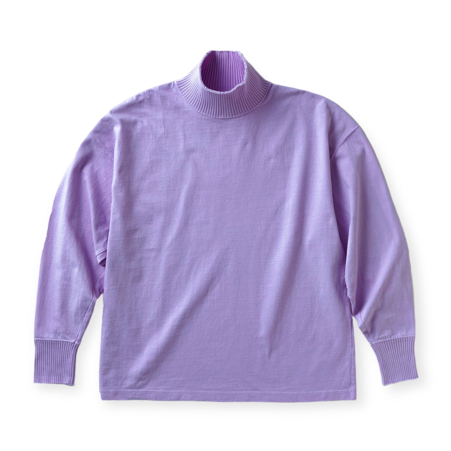High Neck Long Sleeve T Shirt / Lavender(ハイネック ロングスリーブ ティーシャツ/ラベンダー)