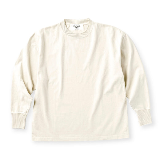 Side Slit Long Sleeve T Shirt / Oatmeal(サイドスリット ロングスリーブ ティーシャツ/オートミール)