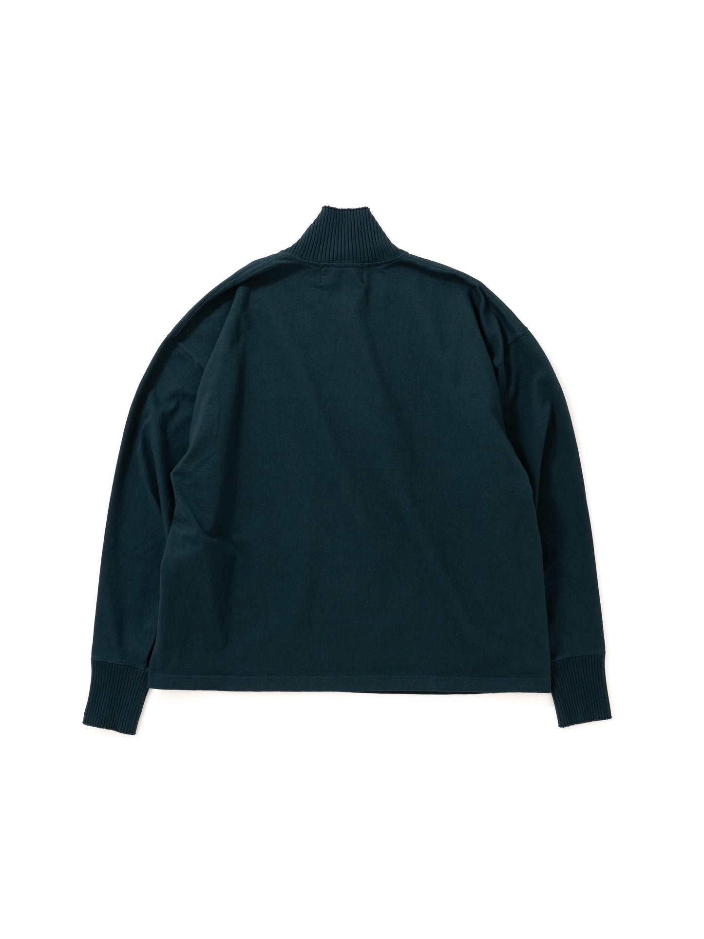 Hi-Neck T Shirt / Charcoal Green (ハイネックティーシャツ/チャコールグリーン)