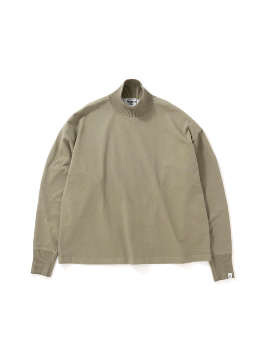 Hi-Neck T Shirt / Army Green (ハイネックティーシャツ/アーミーグリーン)