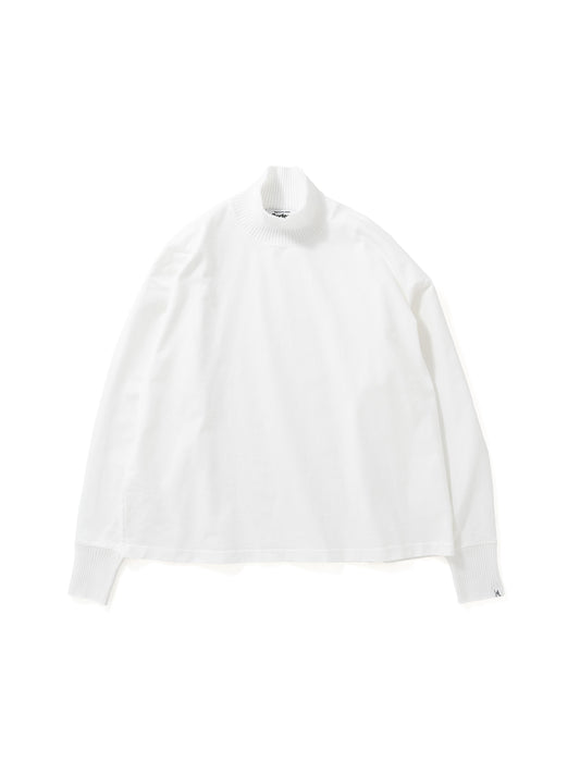Hi-Neck T Shirt / White (ハイネックティーシャツ/ホワイト)
