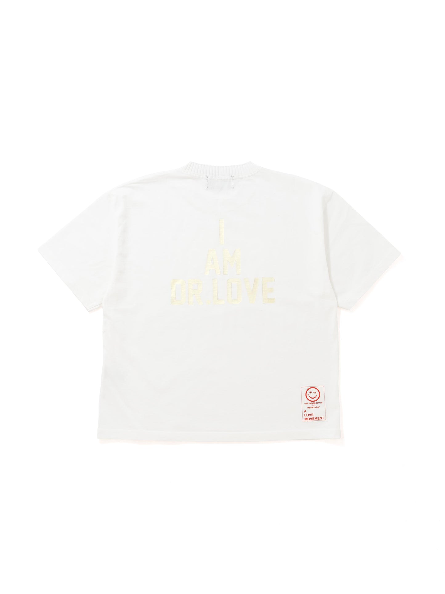 【Perfect ribs®︎×A LOVE MOVEMENT】SuperHero Short Sleeve T Shirts / White(ショートスリーブ ティーシャツ/ホワイト)
