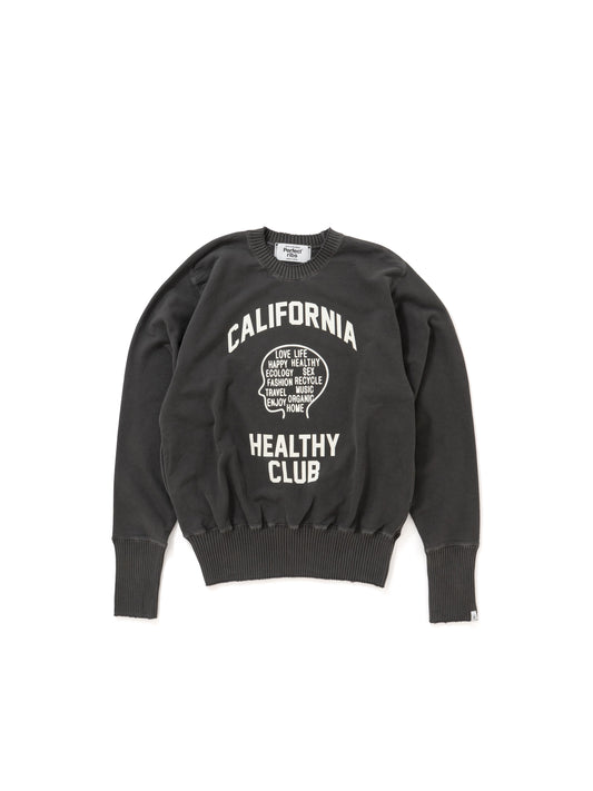【Perfect ribs®︎×A LOVE MOVEMENT】ROMANTIC EVERYDAY Crew Neck Sweat Shirts / Fade Black(クルーネック スウェットシャツ/フェードブラック)