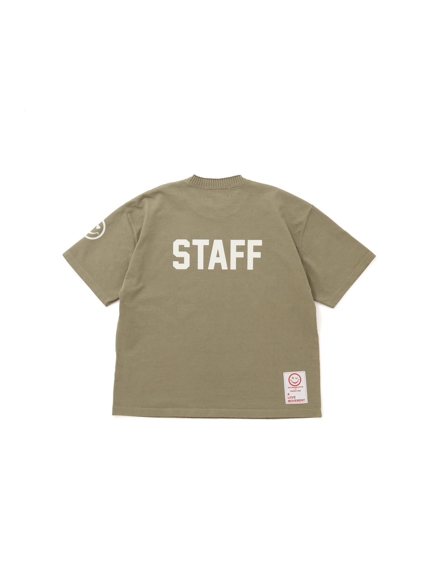 【Perfect ribs®︎×A LOVE MOVEMENT】ART LOVE MUSIC Short Sleeve T Shirts / Army Green(ショートスリーブ ティーシャツ/アーミーグリーン)
