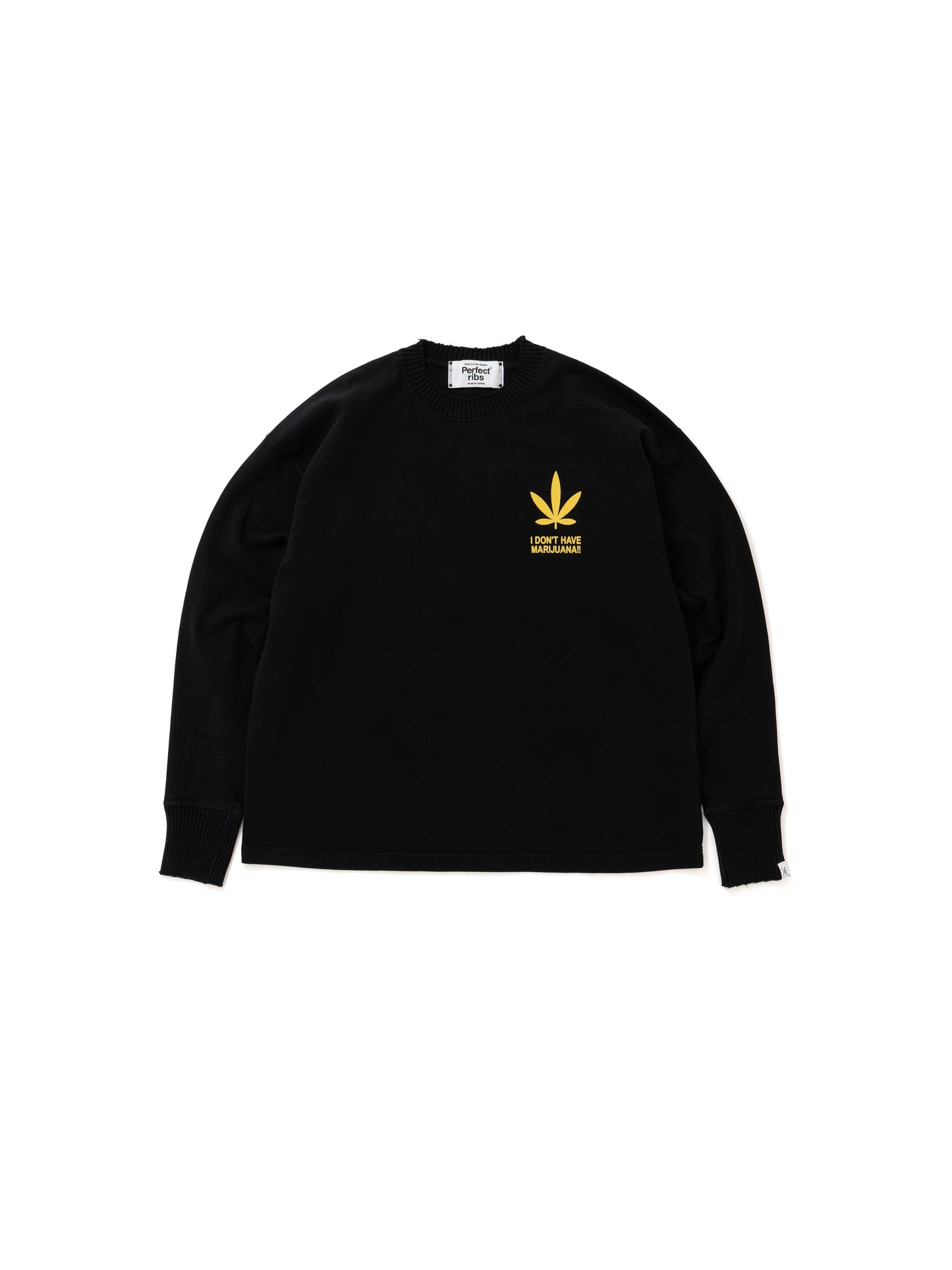【Perfect ribs®︎×A LOVE MOVEMENT】KEEP CALM Long Sleeve T Shirts / Black(ロングスリーブ ティーシャツ/ブラック)