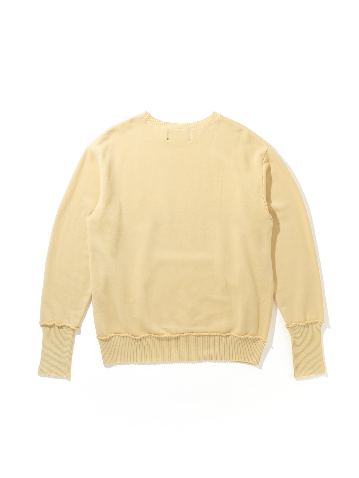 Pocket Crew Neck Sweat Shirts / Vintage Yellow(ポケット クルーネック スウェットシャツ/ビンテージイエロー)