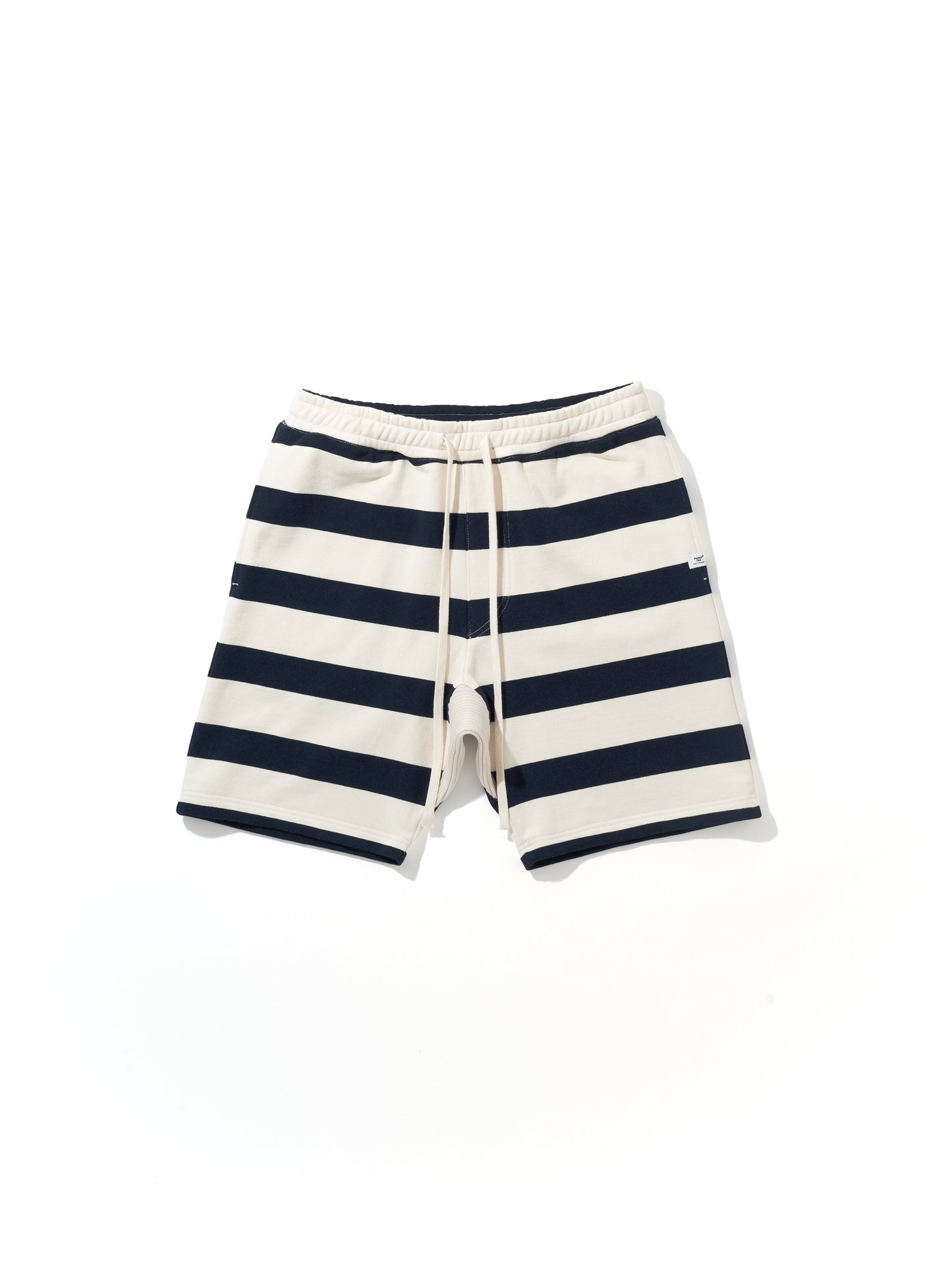 Border Sweat Short Pants / Navy×White(ボーダー ベーシック スウェットショートパンツ/ネイビー/ホワイト)