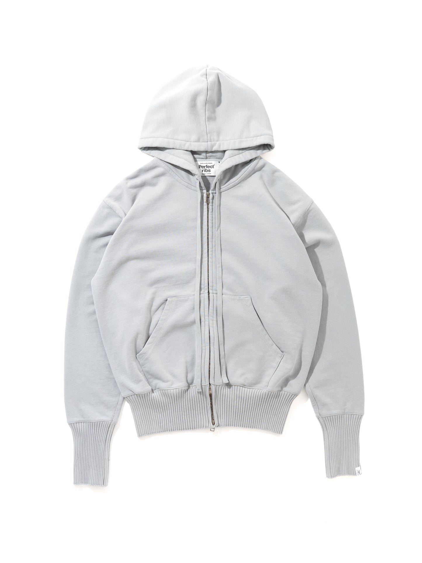 Basic Zip Hoodie / Grey(ベーシック ジップフーディー/グレー)