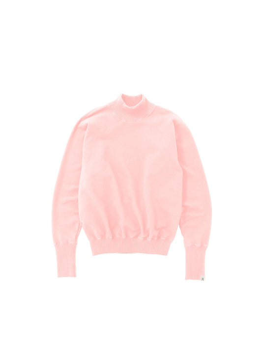 Basic Turtle Neck Sweat Shirts / Pink(ベーシックタートルネックスウェットシャツ/ピンク)