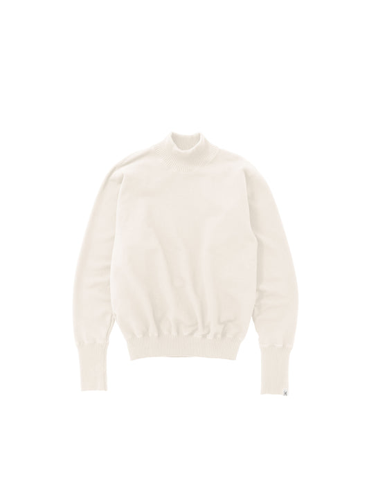 Basic Turtle Neck Sweat Shirts / Ivory(ベーシックタートルネックスウェットシャツ/アイボリー)