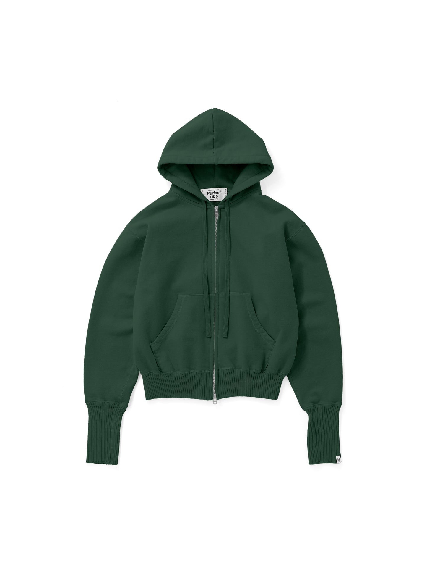 Basic Zip Hoodie / Olive Green(ベーシック ジップフーディー/オリーブグリーン)