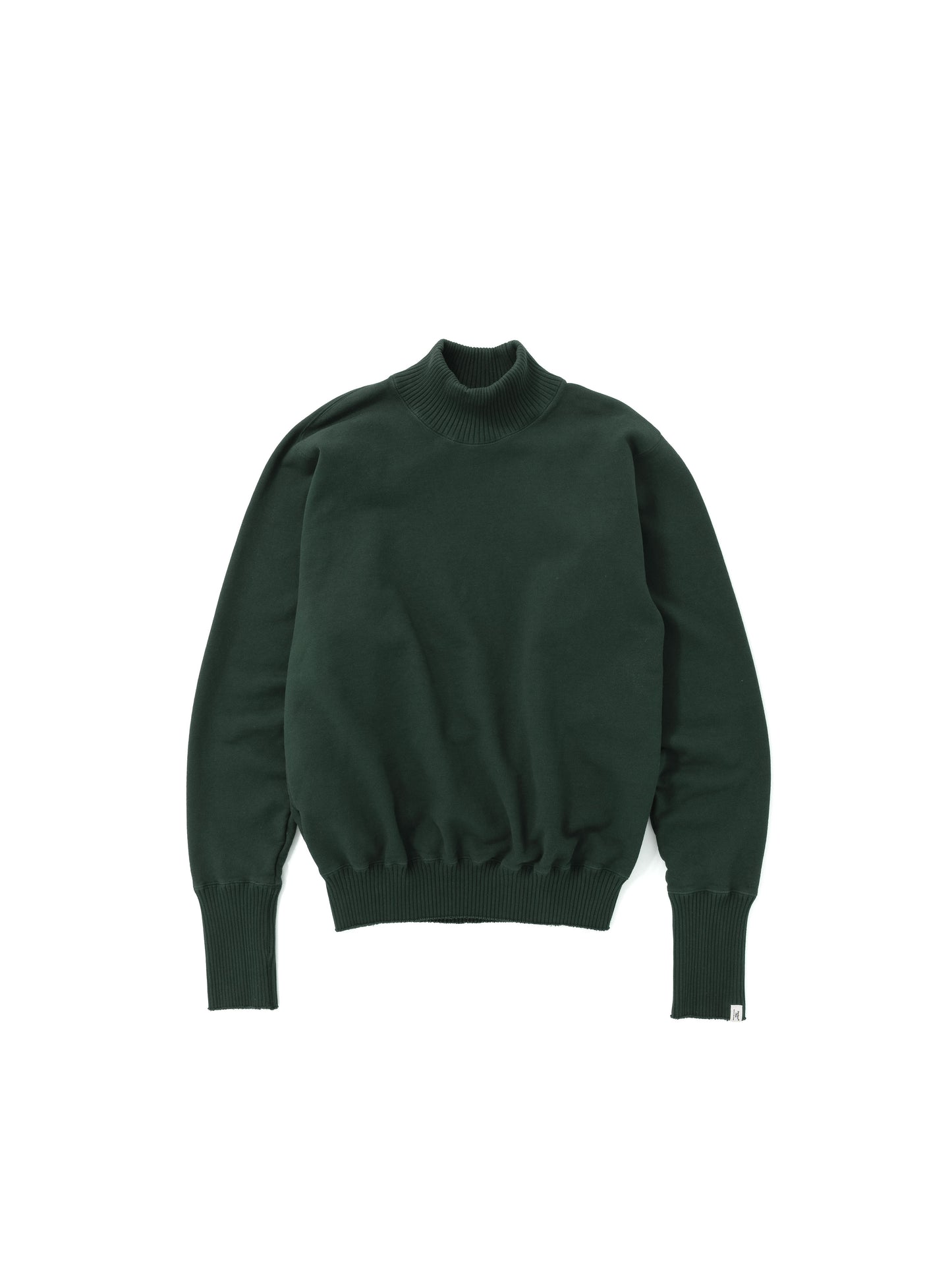 Basic Turtle Neck Sweat Shirts / Olive Green(ベーシックタートルネックスウェットシャツ/オリーブグリーン)