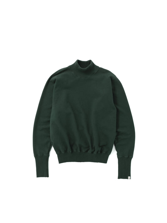 Basic Turtle Neck Sweat Shirts / Olive Green(ベーシックタートルネックスウェットシャツ/オリーブグリーン)