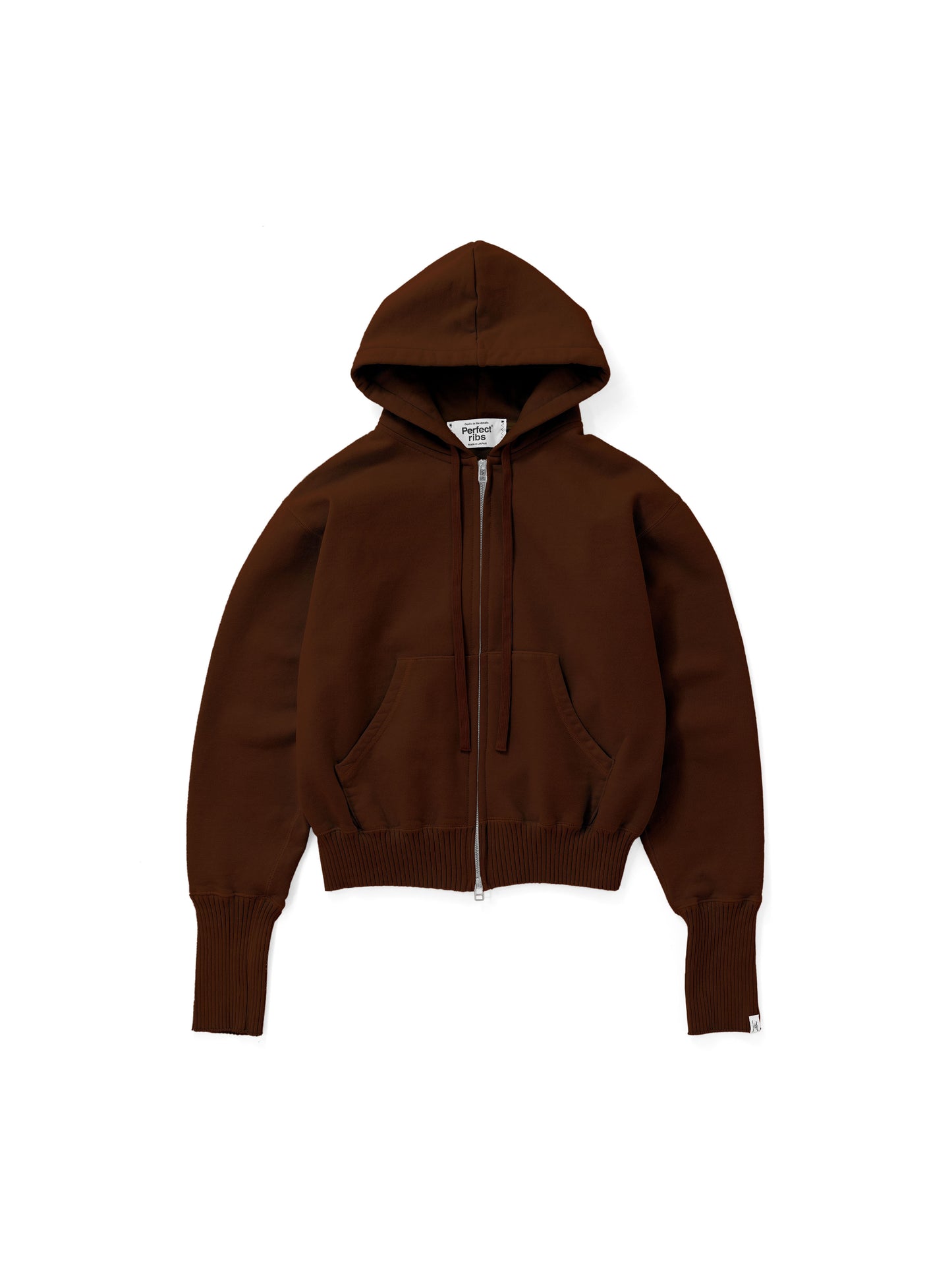Basic Zip Hoodie / Brown(ベーシック ジップフーディー/ブラウン)