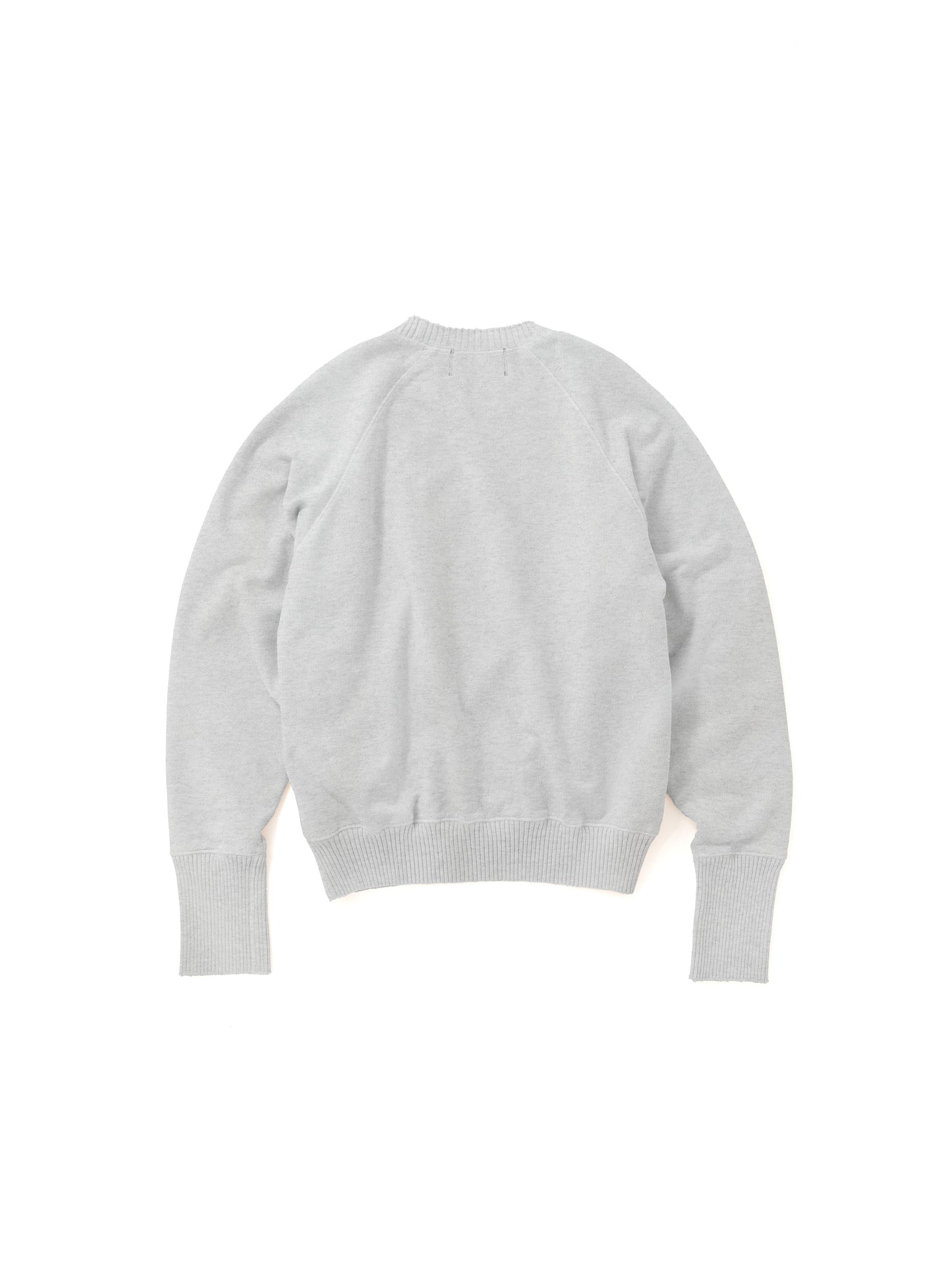 Basic Strange Sleeve Crew Neck Sweat Shirts / Heather Gray(ベーシックストロングスリーブ クルーネックスウェットシャツ/ヘザーグレー)