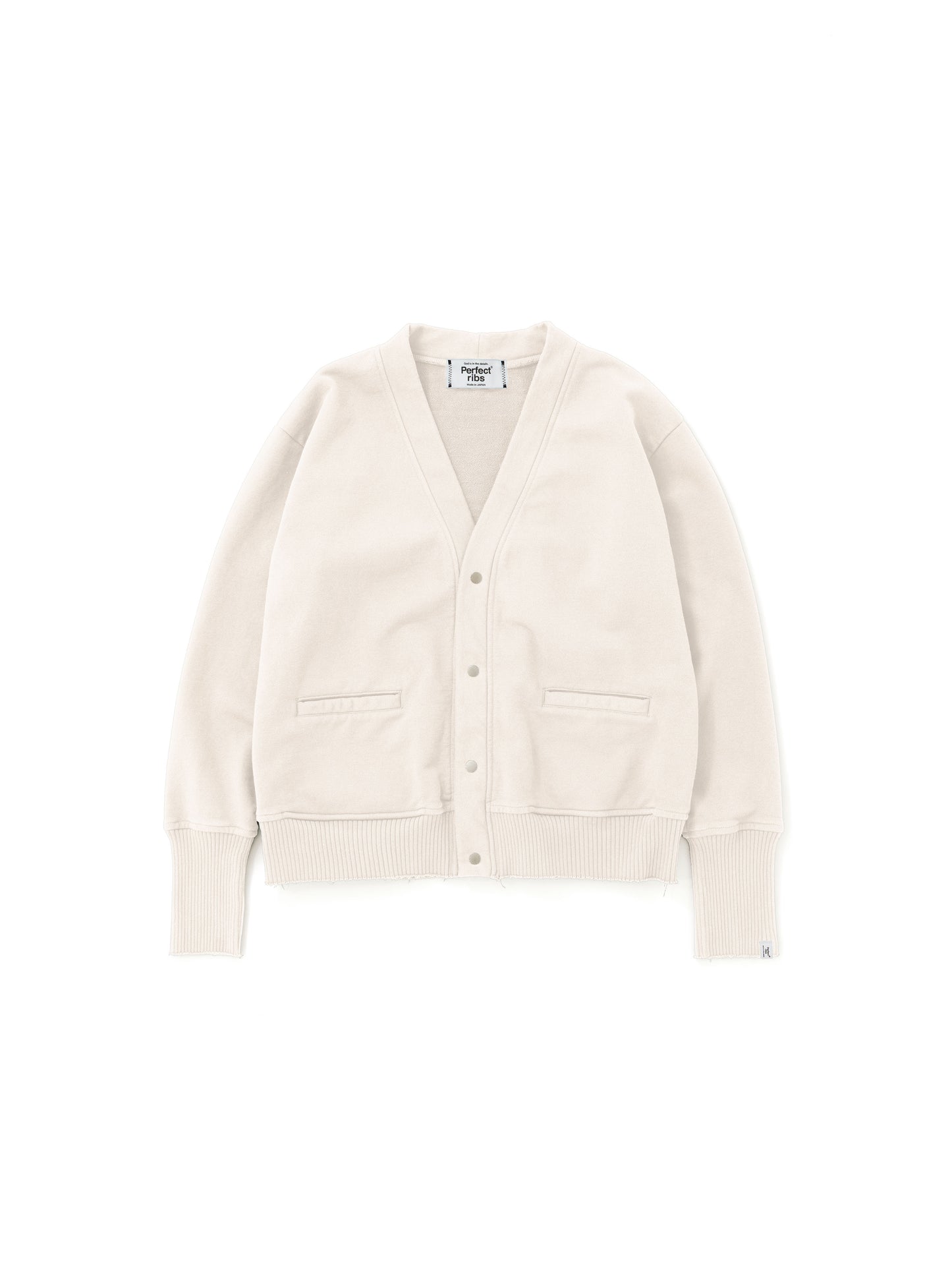 Basic New Sweat Cardigan / Ivory(ベーシック ニュースウェットカーディガン /アイボリー)