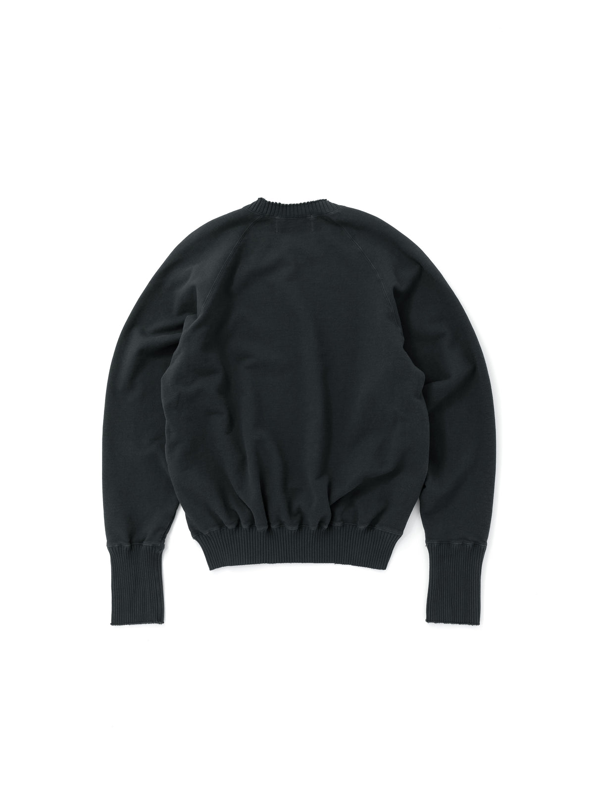 Basic Strange Sleeve Crew Neck Sweat Shirts / Black(ベーシックストロングスリーブ クルーネックスウェットシャツ/ブラック)
