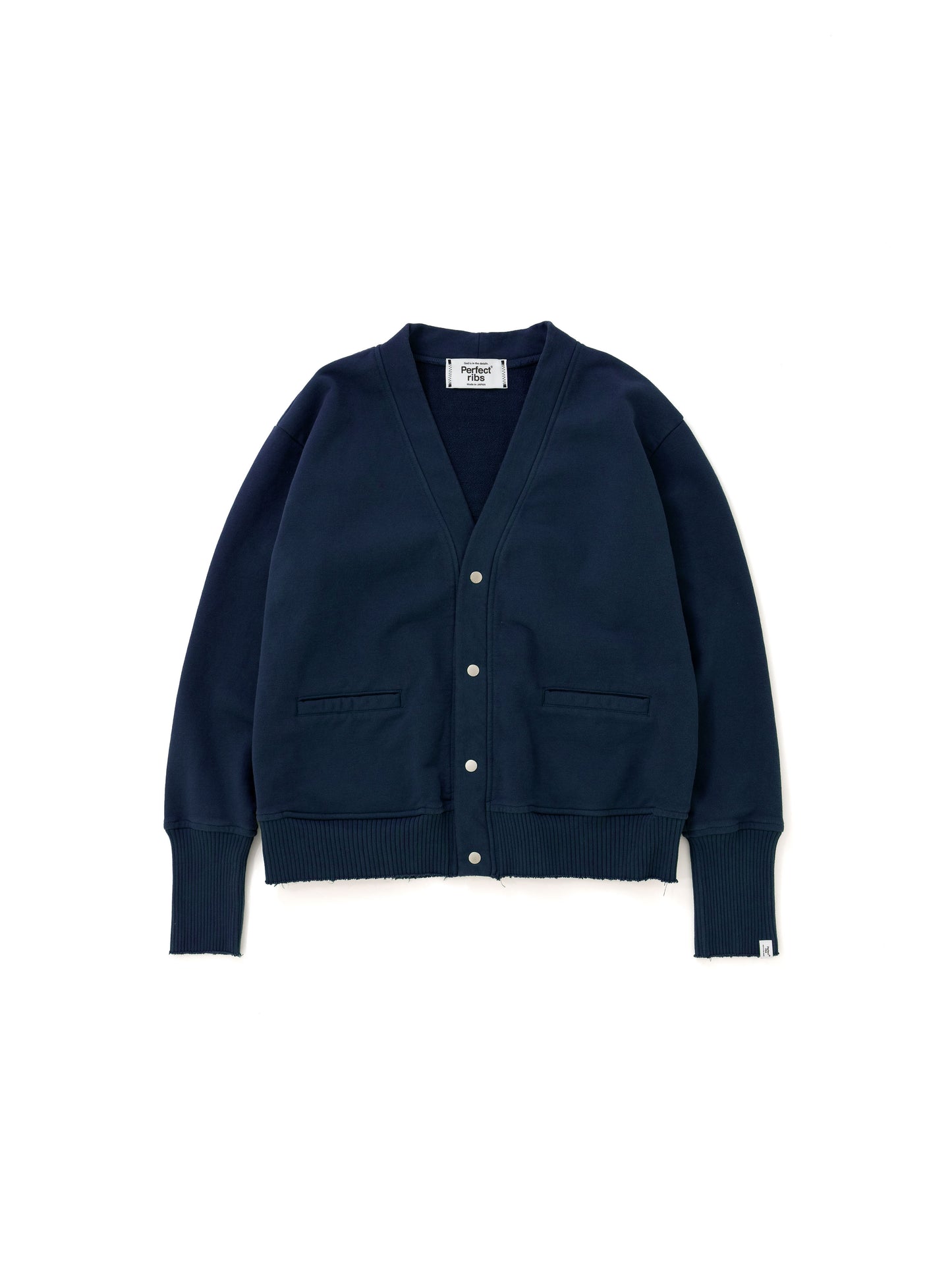 Basic New Sweat Cardigan / Navy(ベーシック ニュースウェットカーディガン /ネイビー)