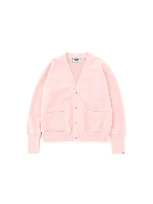 Basic New Sweat Cardigan / Pink(ベーシック ニュースウェットカーディガン /ピンク)