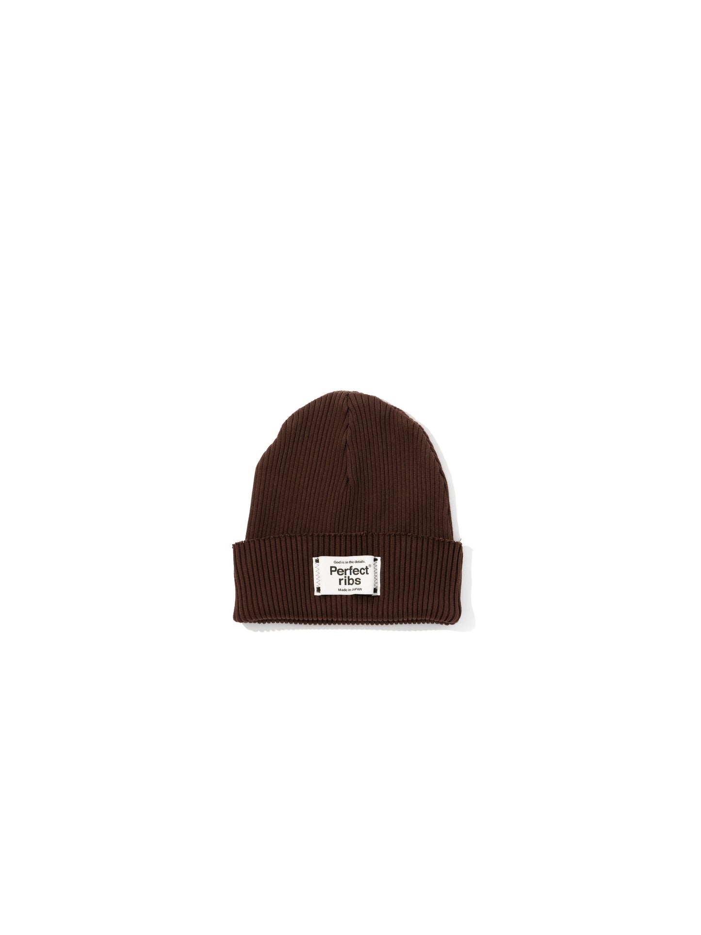 Basic Rib Beanie Cap / Brown(ベーシック リブ ビーニー キャップ/ブラウン)