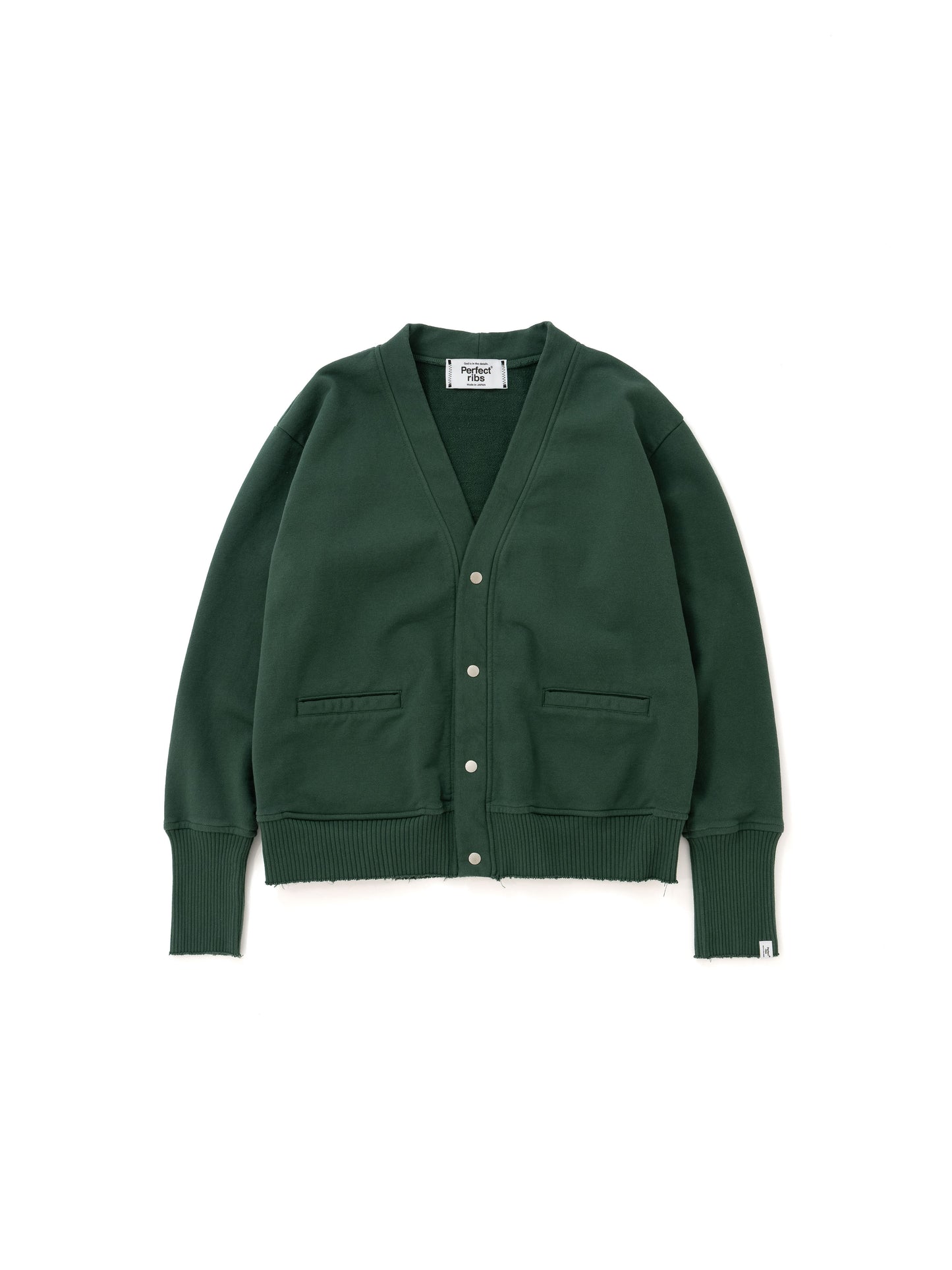 Basic New Sweat Cardigan / Olive Green(ベーシック ニュースウェットカーディガン /オリーブグリーン)