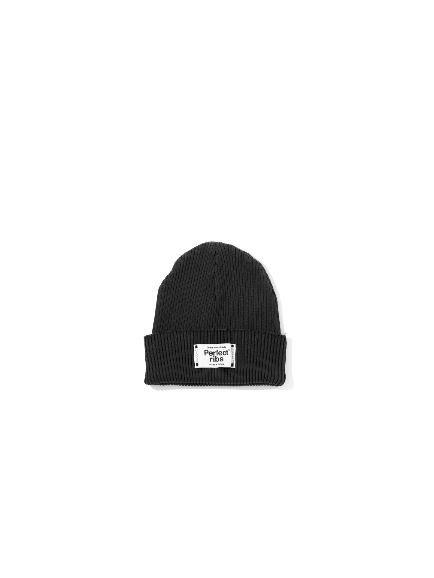 Basic Rib Beanie Cap / Black(ベーシック リブ ビーニー キャップ/ブラック)