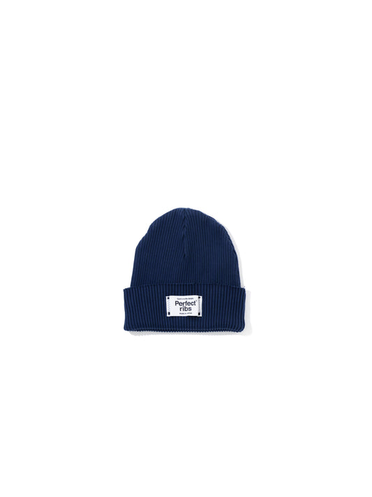 Basic Rib Beanie Cap / Navy(ベーシック リブ ビーニー キャップ/ネイビー)
