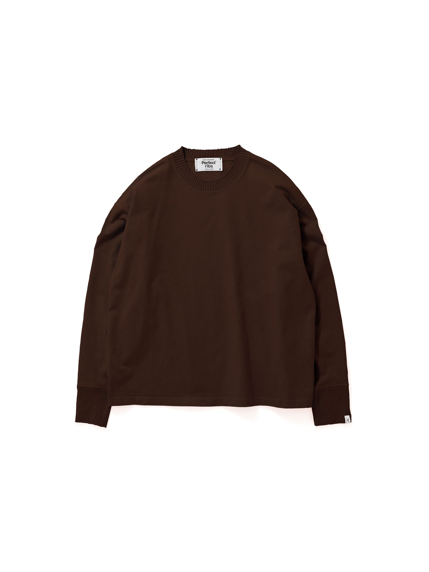 Basic Long Sleeve T Shirts / Brown(ベーシックロングスリーブ ティーシャツ/ブラウン)